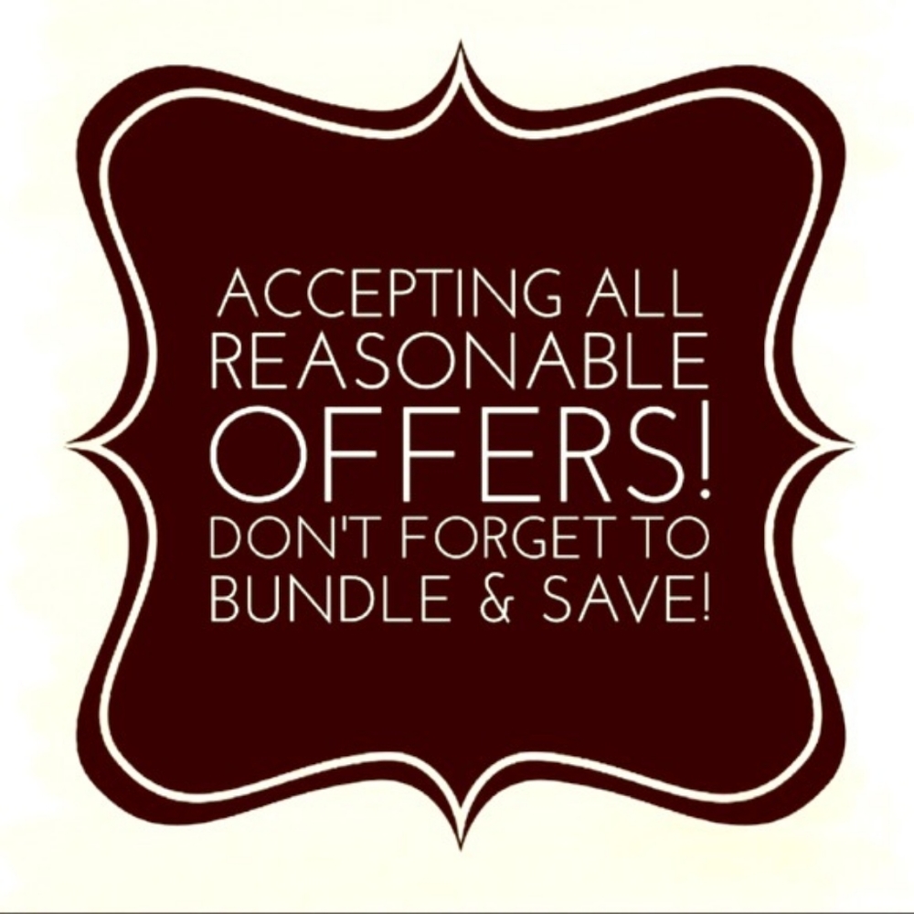 Reasonable offers welcome